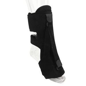 Yinhing Foot Drop Brace, Adjustable Night Splint for Plantar Fasciitis and Foot Drop Relief (Black)