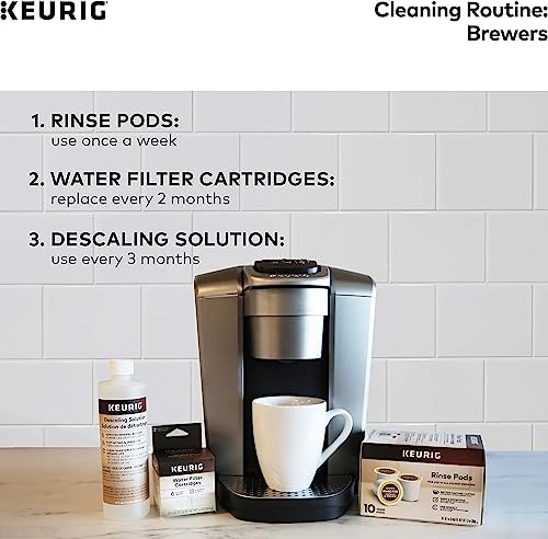 Descaling Solution for Keurig Coffee Machines with Free Direct Coffee Tea Est 2019 Sticker