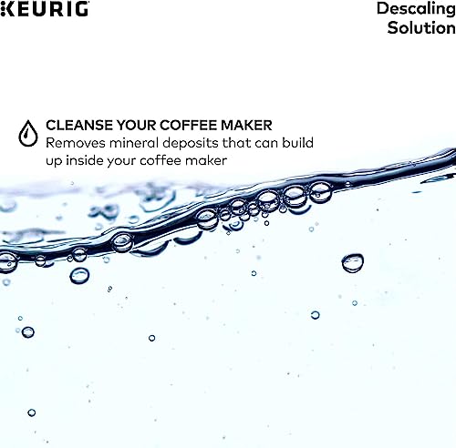 Descaling Solution for Keurig Coffee Machines with Free Direct Coffee Tea Est 2019 Sticker