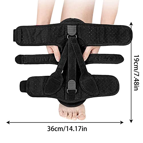 HYFOL Plantar Fasciitiss Brace, Plantar Fasciitiss Night Splint, Achilles Tendonitis Brace with Arch and Ankle Suppor, 3 Adjustable Straps Compression Foot Sleeves for All