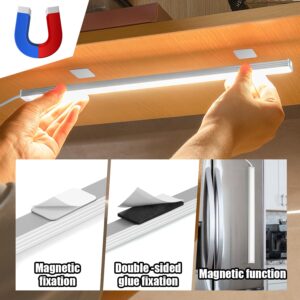 LED Under Cabinet Lighting, Under Cabinet Lights with USB Powered Under Cabinet Lights for Closet Light Bar Under Counter Lighting Work Tables Student Dormitory by Dweptu (Include AC Power Plug)