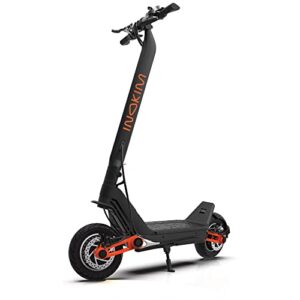 inokim oxo electric scooter for adults 40 mph, 2x1000w (1300w max) motor, 68 eco miles range, 10" pneumatic tires, front & rear led light, fast folding escooter