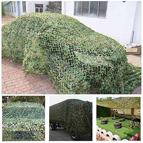 ORAMAI Woodland Camouflage Net,Camouflage Netting with Nylon Mesh Backing,Lightweight Sunshade Durable,Military Camo Net,Blinds Great for Outdoor Camping Decoration Hunting Blinds