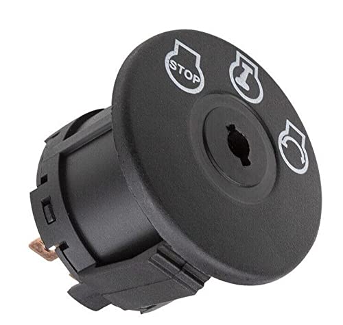 NITOYO Lawn Mowers Tractor Ignition Switch with Two Keys Compatible with Cub Cadet, Riding Lawn Mowers, Troy-Bilt, MTD, Craftsman, Husqvarna, Delta, JD Riding Lawn Mower 9, 925-04659，725-04659