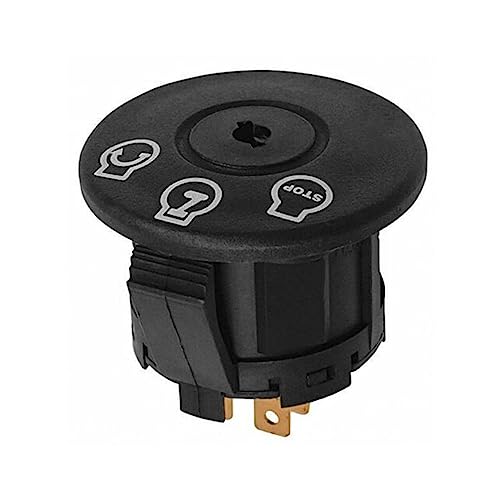 NITOYO Lawn Mowers Tractor Ignition Switch with Two Keys Compatible with Cub Cadet, Riding Lawn Mowers, Troy-Bilt, MTD, Craftsman, Husqvarna, Delta, JD Riding Lawn Mower 9, 925-04659，725-04659