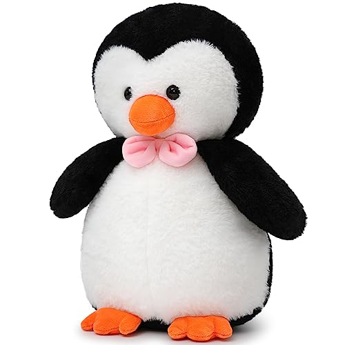 Karister Penguin Stuffed Animal Plush 16.5" with 3 Baby Penguins,Penguin Gifts for Kids,Women,Girl,Boy,Mini Penguin Plush,Stuffed Penguin Toy for Birthday, Christmas, Children's Day.