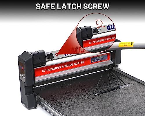 NLBFOU 13"Laminate Flooring Cutter,Cuts Vinyl Plank,Laminate,Siding,Rubber Floor,VCT,LVT,SPC,PVC,LVP,WPC and More