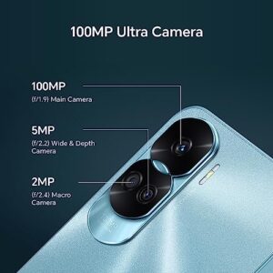 Honor 90 Lite Dual-SIM 256GB ROM + 8GB RAM (Only GSM | No CDMA) Factory Unlocked 5G Smartphone (Cyan Lake) - International Version