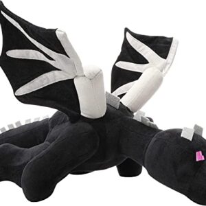 Black Dragon Plush 23.7'' /60cm Stuffed Animal Toy Pillow Character Dolls Birthday Festival Gifts for Kids