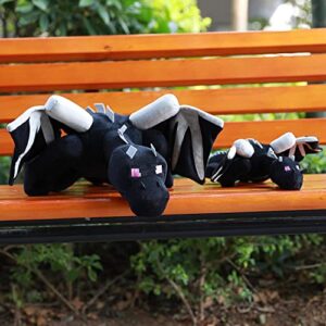 Black Dragon Plush 23.7'' /60cm Stuffed Animal Toy Pillow Character Dolls Birthday Festival Gifts for Kids