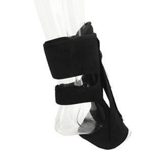 Plantar Fasciitis Night Splint, Foot Drop Support Brace, Adjustable Night Foot Splint for Women and Men (Black)