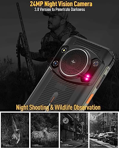 Ulefone Rugged Unlocked Phones 2023, Armor 21 122db Louder Speaker, 16+256GB, 9600mAh, 64MP+24MP Cameras, Android 13, IR Blaster, uSmart/Dock Charge Supported Rugged Smartphones T-Mobile, Black