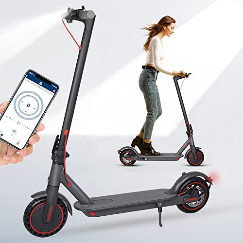 Electric Scooter for Adults Teens,350W Electric Scooter Up to 19MPH & 19-21Miles Range Sport Foldable Scooter Double Braking Electric Scooters for Commuter,8.5" Tires Electric Scooter for Adults