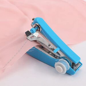 Mini Single Stitch Handheld Sewing Machine,Portable Manual Sewing Machine Mini Sewer Machine Hand Stitcher Sewing Machine for Home Travel Use