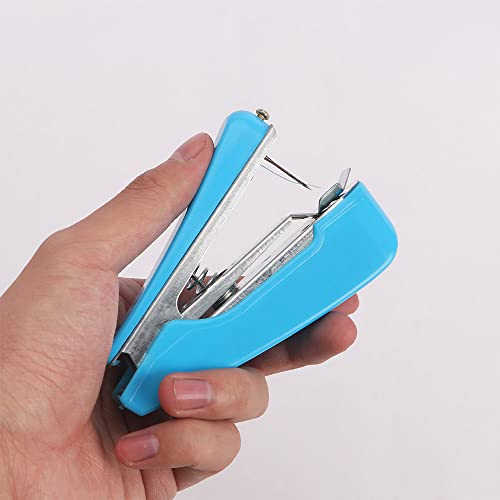 Mini Single Stitch Handheld Sewing Machine,Portable Manual Sewing Machine Mini Sewer Machine Hand Stitcher Sewing Machine for Home Travel Use