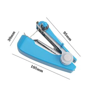 Mini Single Stitch Handheld Sewing Machine,Portable Manual Sewing Machine Mini Sewer Machine Hand Stitcher Sewing Machine for Home Travel Use