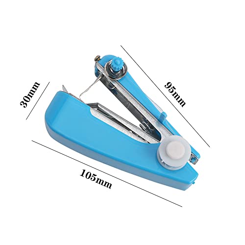 Mini Single Stitch Handheld Sewing Machine,Portable Manual Sewing Machine Mini Sewer Machine Hand Stitcher Sewing Machine for Home Travel Use