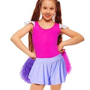 Flowy Shorts Girls Butterfly Tennis Skirts for Girls Teen Preppy Clothes Kids Running Activewear Athletic Skort Size 8