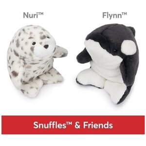 GUND Flynn Orca Whale Plush, Premium Whale Stuffed Animal for Ages 1 and Up, Black/White, 10”