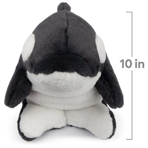 GUND Flynn Orca Whale Plush, Premium Whale Stuffed Animal for Ages 1 and Up, Black/White, 10”