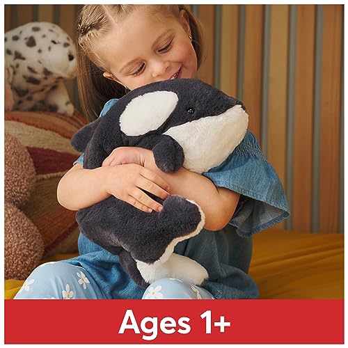 GUND Flynn Orca Whale Plush, Premium Whale Stuffed Animal for Ages 1 and Up, Black/White, 10”