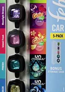 Febreze Variety Air Fresheners, 5 Car Vent Clips