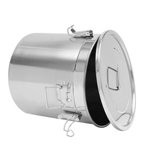DNYSYSJ Stainless Food Container 304 Stainless Steel Airtight Canister Flour Containers with Lids Airtight Stainless Steel Bucket For Food, Bean, Flour, Oil, Sugar, Milk