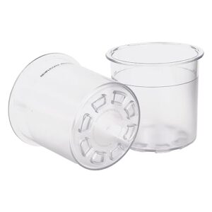 4 Pack Ice Cream Maker Pint Containers with Lid For Ninja - Compatible with NC299AMZ & NC300s Series XSKPLID2CD NC300 NC301 Ninja Creami Replacement Parts, BPA-Free Airtight Dishwasher Safe