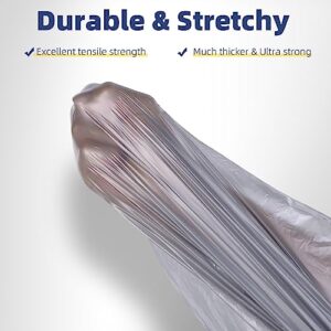 Trash Bags, Drawstring, 45 Count 8 Gallon Trash Bags/Garbage Bags, Wastebasket Liners for Bathroom Bedroom Office Trash Can