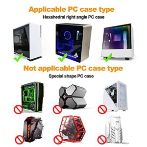 Cyberpunk: Edgerunners Sticker for PC Case,Anime Decor Decals for ATX Computer Chassis Skin,Waterproof Easy Removable (Black and White)