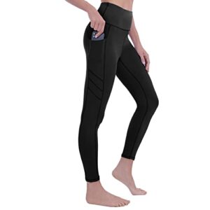 vnnink leggings for women,high waisted yoga pants with pocktes,black tummy control workout compression leggings,running,gym,womens soft hiking,athletic,fittin spandex leggings-05s