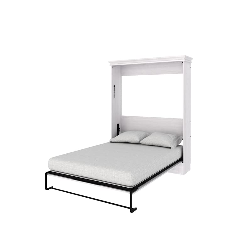 RoomAndLoft Windsor Queen Solid Wood Murphy Wall Bed in White