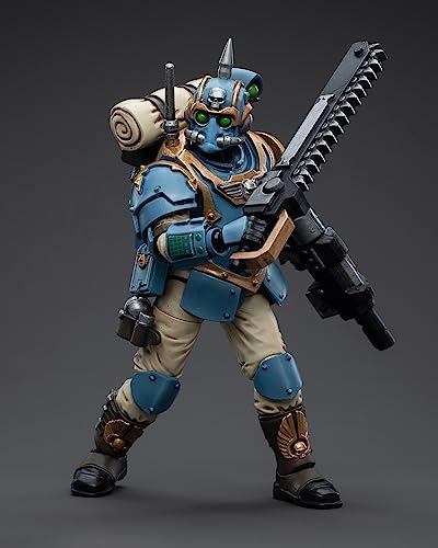 Pipigirl JoyToy Warhammer 40K Genuine License 1/18 Soldier, Astra Militarum Tempestus Scions Squad 55th Kappic Eagles Tempestor, 4.21 inch Models Action Figures Kits (Tempestor)