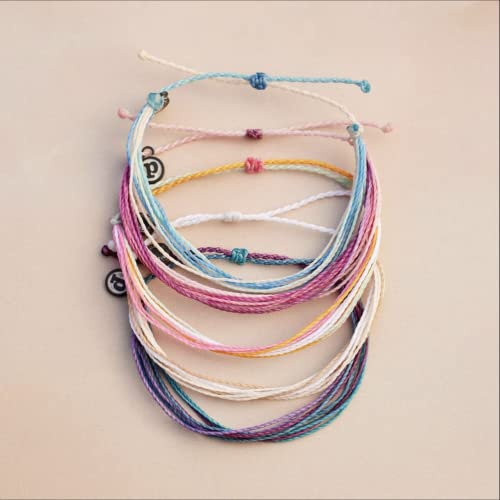 Pura Vida Bracelets Pack Spring Daze Friendship Bracelet Pack - Set of 5 Stackable Bracelets for Women, Cute Bracelets for Teen Girls, Beach Bracelet & Accessories for Teens - 5 String Bracelets