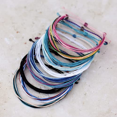 Pura Vida Bracelets Pack Bestsellers Friendship Bracelet Pack - Set of 10 Stackable Bracelets for Women, Cute Bracelets for Teen Girls, Beach Bracelet & Accessories for Teens - 10 String Bracelets