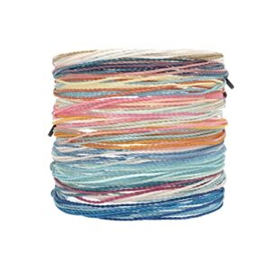 Pura Vida Bracelets Pack Spring Break Friendship Bracelet Pack - Set of 10 Stackable Bracelets for Women, Cute Bracelets for Teen Girls, Beach Bracelet & Accessories for Teens - 10 String Bracelets