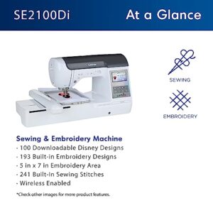 Brother SE2100Di Disney Sewing and Embroidery Machine