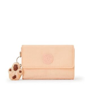 kipling pixi medium organizer wallet mellow peach