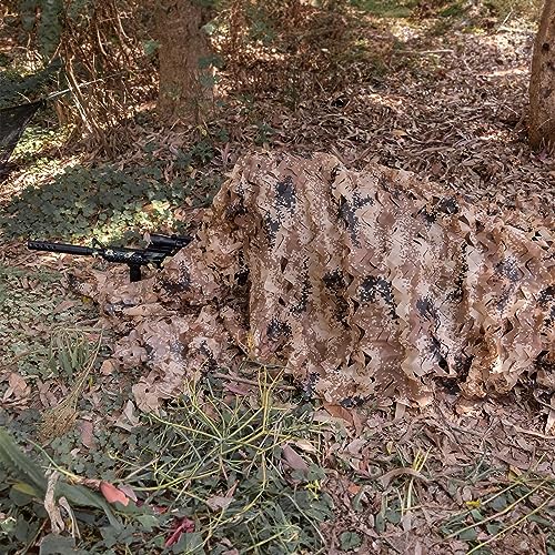 LOOGU Bulk Rolls of Camouflage Netting for Photography Background Camo Decorative Net and Hunting Blinds (Desert Digital, 1.5x5M=5x16.4ft)