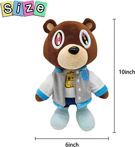 LSHUQING Bear Plush Toy Stuffed Animal Plushie Doll Toys Gift for Kids Children 10inch