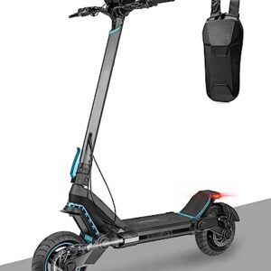 Electric Scooter Adults 30 MPH, Powerful 1200W Motor Foldable Kick Scooter Up to 28-37 Miles, 10" Tires Sports Scooter Commuting Electric Scooter, Double Shock Absorption and LCD Touch Screen (Grey)