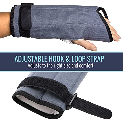 Heelbo Night Wrist Support Brace for Carpal Tunnel, Arthritis Pain, Tendonitis, Beaded Cushion Support, FSA & HSA Eligible, Fits Right & Left Hand, Adjustable, Unisex, Universal Fit, Made for Sleep