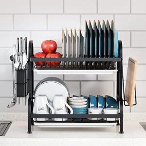 DUANFEE 3 Tier Dish Drying Rack and 2 Tier Dish Drying Rack