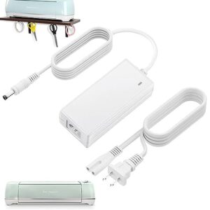 18V Power Cord Compatible with Cricut Maker and Cricut Explore Air 2 Cutting Machine Mini Cake Explore One Create Cricut Maker Replacement for 18V 3a DC cricut Explore air 2 Accessories