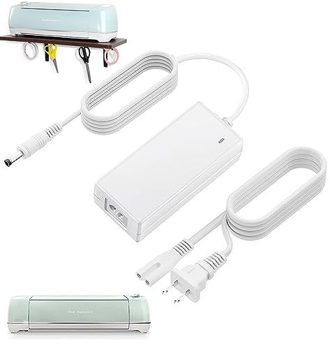 18V Power Cord Compatible with Cricut Maker and Cricut Explore Air 2 Cutting Machine Mini Cake Explore One Create Cricut Maker Replacement for 18V 3a DC cricut Explore air 2 Accessories