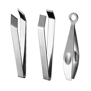 anneome 3pcs hair removal clip fish scaler tool razor blade scraper tool seafood tools hair removing fishbone pliers pig hair pig hair tweezer kitchen accessory duck hair removing tweezer