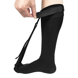 PURFUN 1 pc Plantar Fasciitis Night Sock Adjustabl Achilles Tendonitis Relief Brace Night Splint Foot Drop Support Arch Pain Stretching Boot Splints Recovery Sock Calf Sleeve