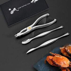 Exquisite 3-piece set Seafood Tools Lobster Crackers and Crab Crackers Apply to Lobster Crab Crab Legs King Crab Legs and Nut