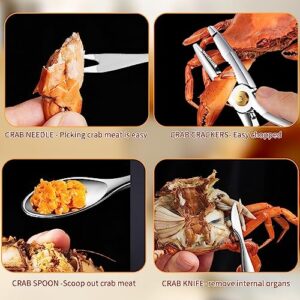 Exquisite 3-piece set Seafood Tools Lobster Crackers and Crab Crackers Apply to Lobster Crab Crab Legs King Crab Legs and Nut