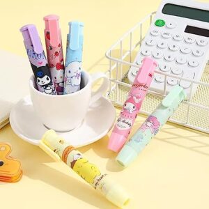 5Pcs Cute Erasers for Kids Retractable Pencil Erasers for Pencils Kawaii Eraser Fun Erasers Back to School Supplies Kid Party Favors Gift, Suitable for Children Over 6 Years Old